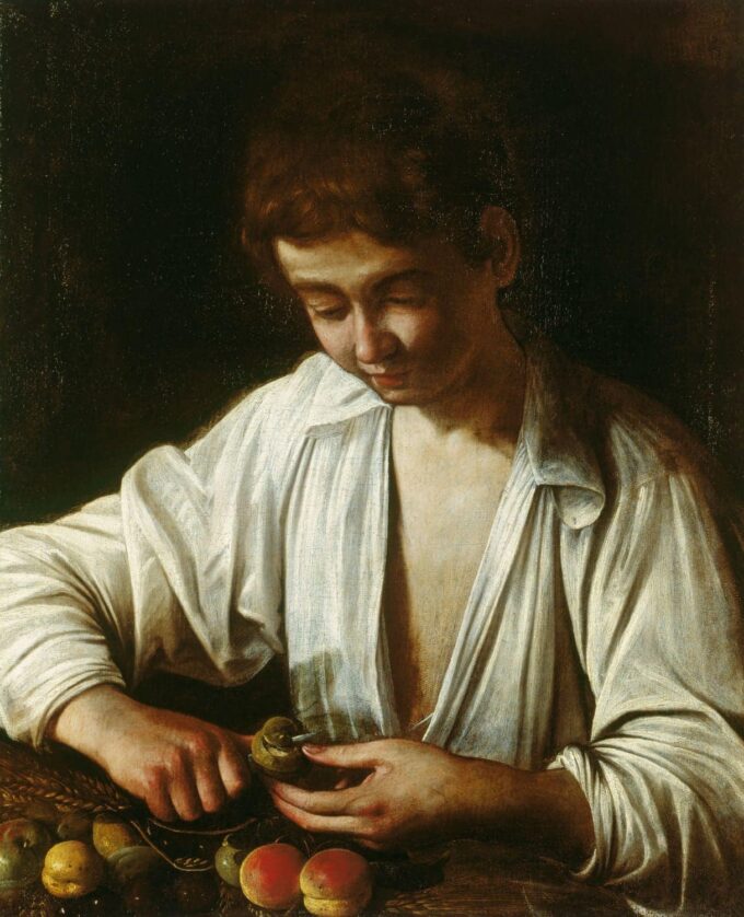 Chico pelando una fruta c.1593 – Caravaggio Caravaggio 2024-09-19