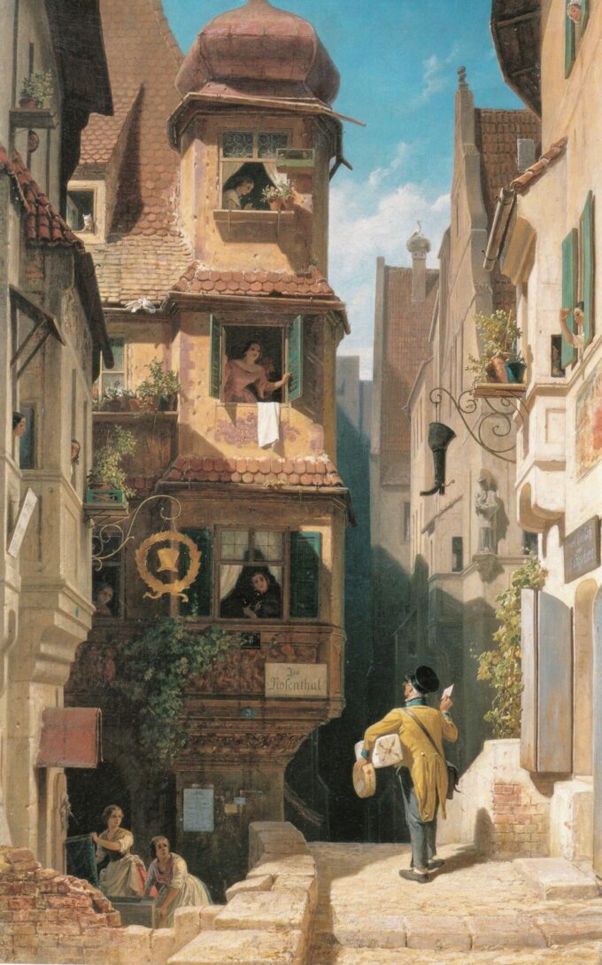 El mensajero en el Rosenthal – Carl Spitzweg Carl Spitzweg 2024-09-20