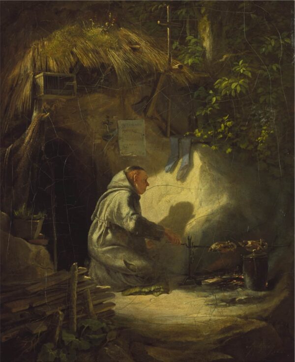 Ermitaño, asando pollos – Carl Spitzweg Carl Spitzweg 2024-11-21