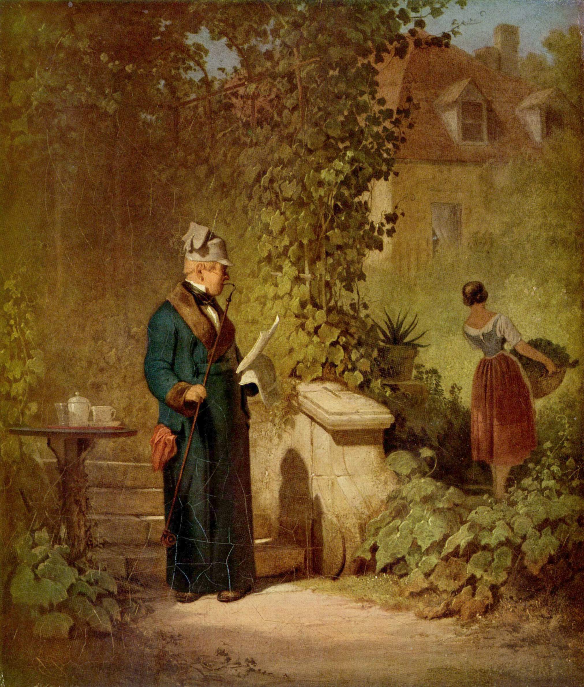 Lector de periódicos en el jardín – Carl Spitzweg Carl Spitzweg 2024-09-20 2