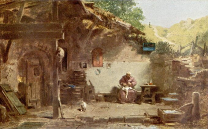 Viejo monje frente a su celda – Carl Spitzweg Carl Spitzweg 2024-09-20