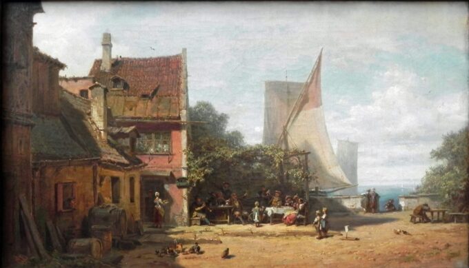 Vieja taberna en el lago Starnberger – Carl Spitzweg Carl Spitzweg 2024-09-20