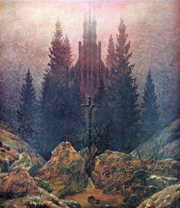 Cruz y catedral en la montaña – Caspar David Friedrich Caspar David Friedrich 2024-11-21