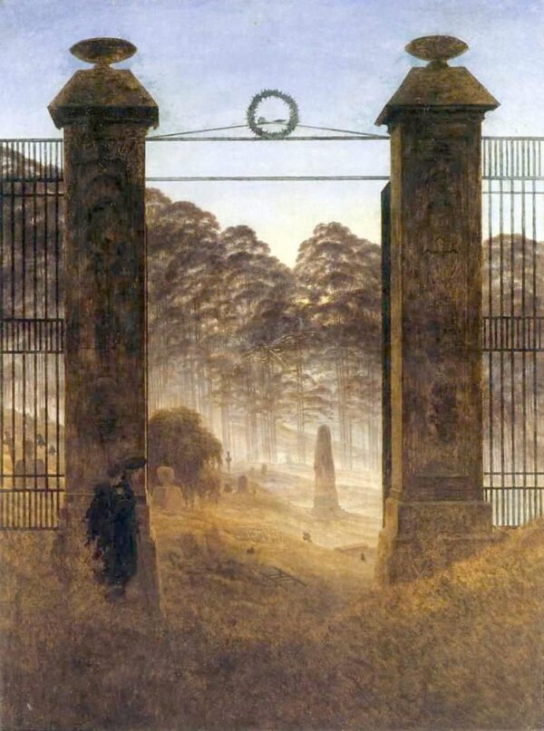 La entrada al cementerio – Caspar David Friedrich Caspar David Friedrich 2024-11-21