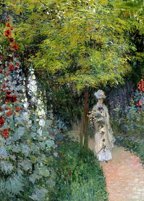 El jardín, las malvarrosas, 1877 – Claude Monet Claude Monet 2024-09-19