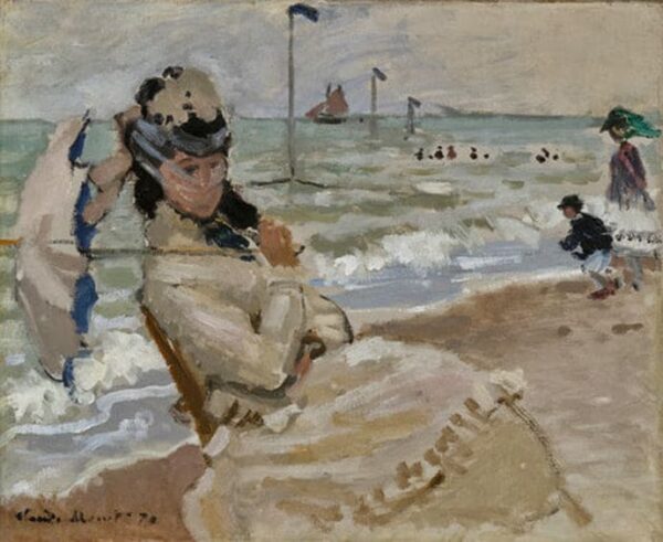 Camille en la playa de Trouville – Claude Monet Claude Monet 2024-11-21