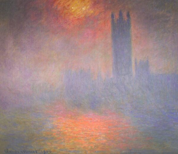 Londres, el Parlamento. Agujero de sol en la niebla (W 1610) – Claude Monet Claude Monet 2024-11-21