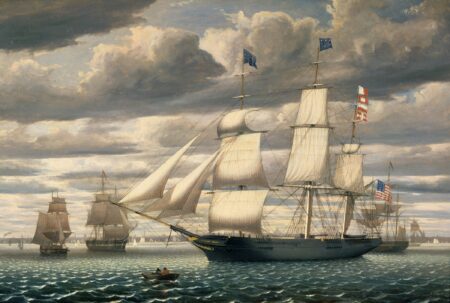 El barco clipper ‘Southern Cross’ saliendo del puerto de Boston, 1851 – Fitz Henry Lane Fitz Henry Lane 2024-12-22