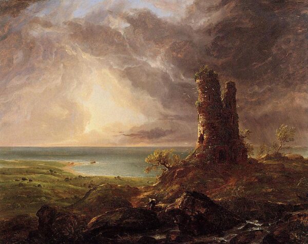 Paisaje romántico con torre en ruinas – Thomas Cole Thomas Cole 2024-11-21