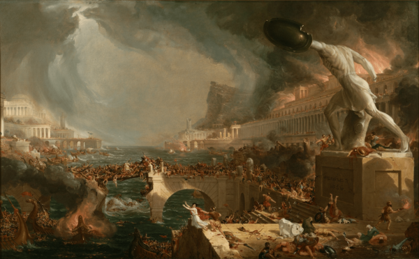 El curso del imperio: Destrucción – Thomas Cole Pinturas Populares 2024-11-21