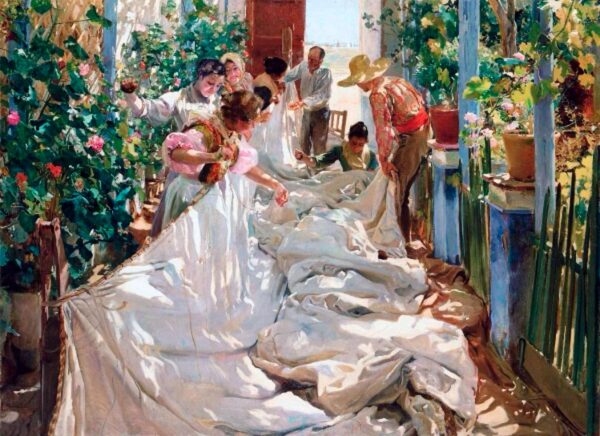 Cosiendo la vela – Sorolla Joaquín Sorolla 2024-11-21