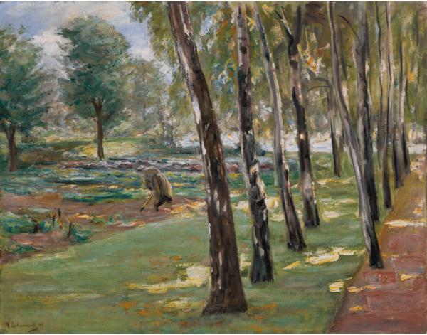 El camino de los abedules en el jardín de Wannsee – vista del campo de repollos – Max Liebermann Max Liebermann 2024-12-26