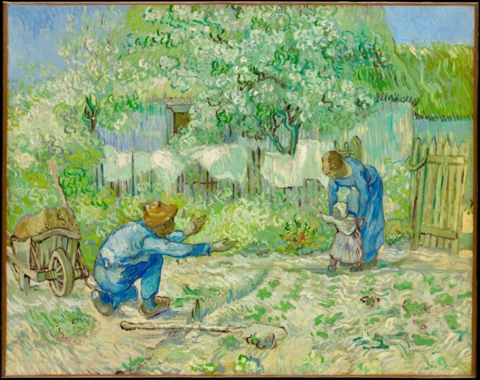 Los primeros pasos (según Millet) – Van Gogh Vincent Van Gogh 2024-09-19