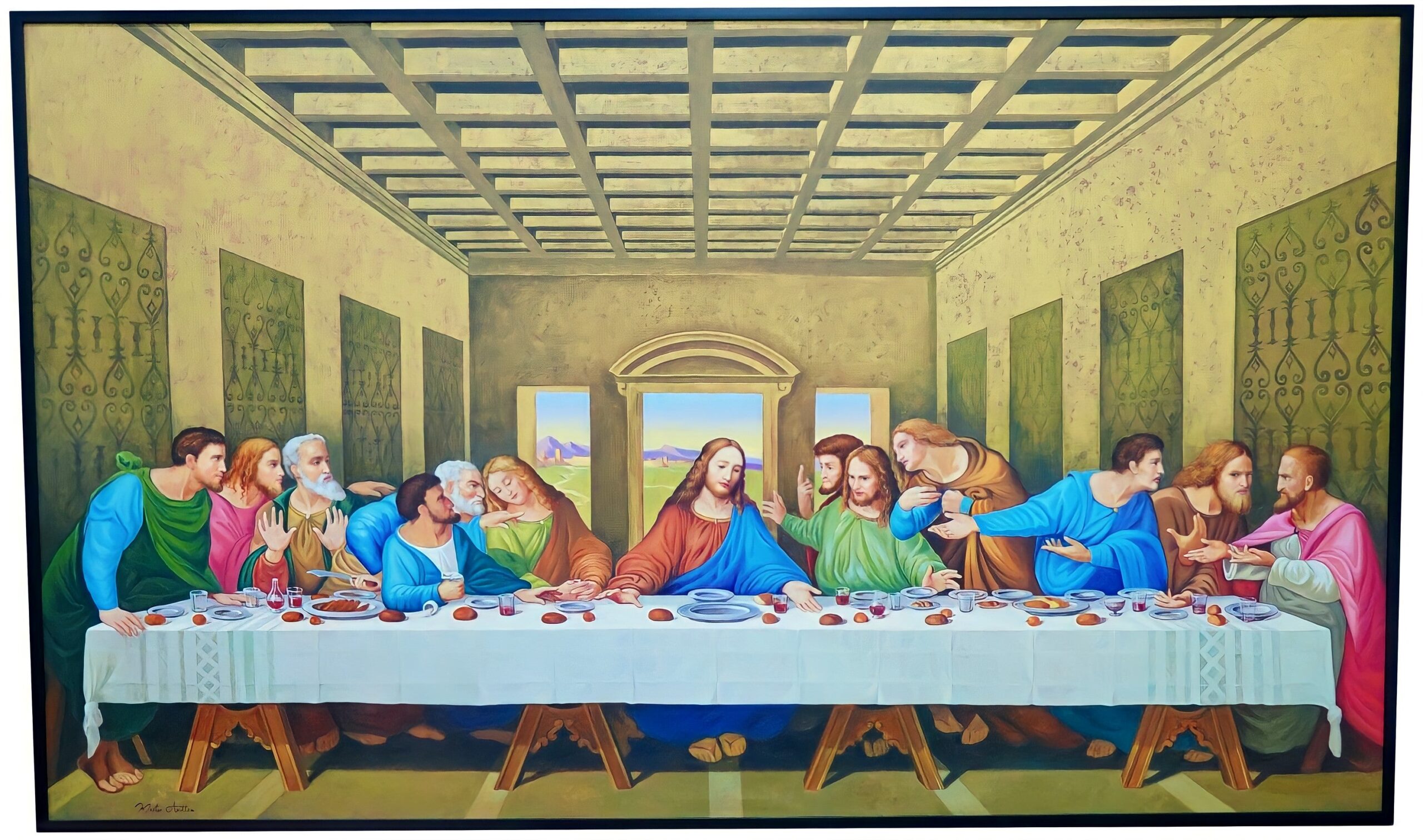 La Última Cena (Leonardo Da Vinci) – Reproducción en stock – 270 X 160 CM La Galería de Arte Master Apollon 2024-09-19 3