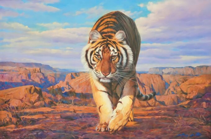 Tigre en caza – 150 x 100 cm La Galería de Arte Master Apollon 2024-09-19