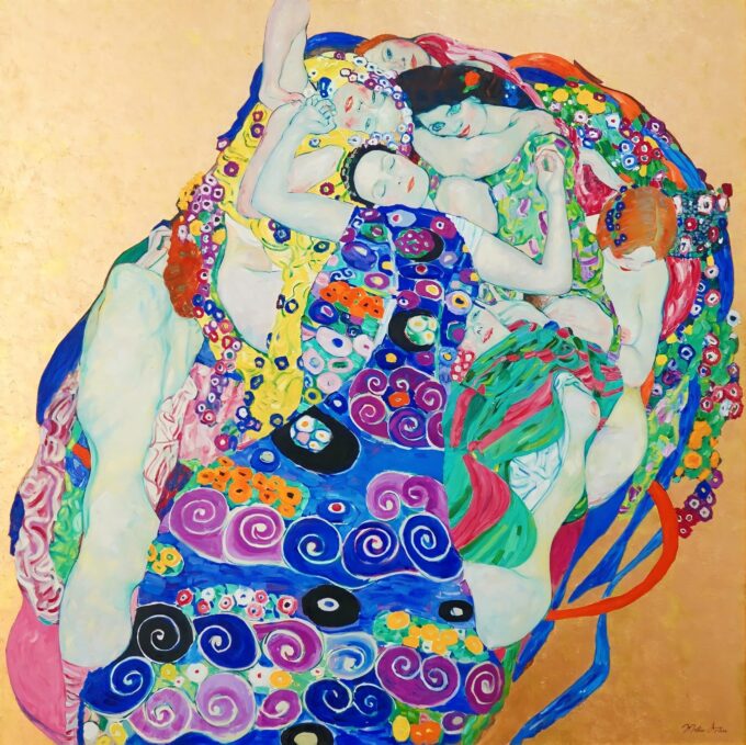 Las Vírgenes (Gustav Klimt) – Reproducción en stock – 200 x 200 cm Gustav Klimt 2024-09-19