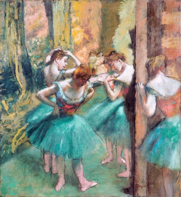 Bailarinas rosas y verdes – Edgar Degas Edgar Degas 2024-11-21