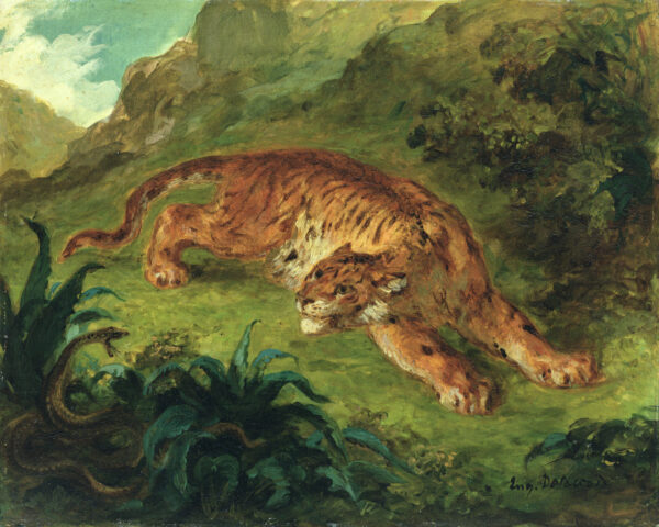 Tigre y serpiente – Eugène Delacroix Eugène Delacroix 2024-11-21