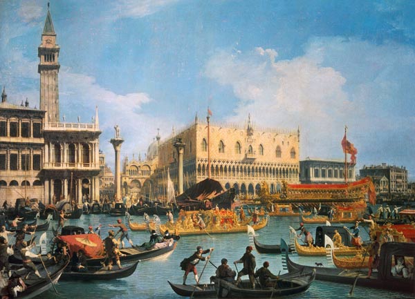 «El Buccintoro en el día de viaje al cielo – Giovanni Antonio Canal» Canaletto 2024-11-21