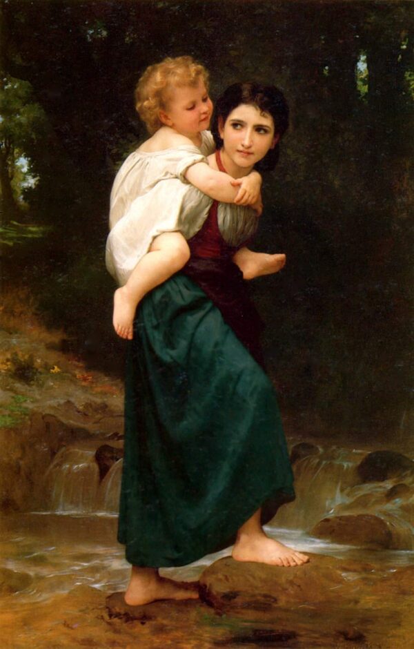 El paso del vado – William Bouguereau William Bouguereau 2024-11-21