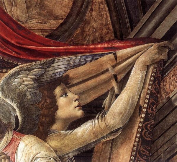 Detalle de los ángeles del retablo de San Barnaba – Sandro Botticelli Sandro Botticelli 2024-11-21