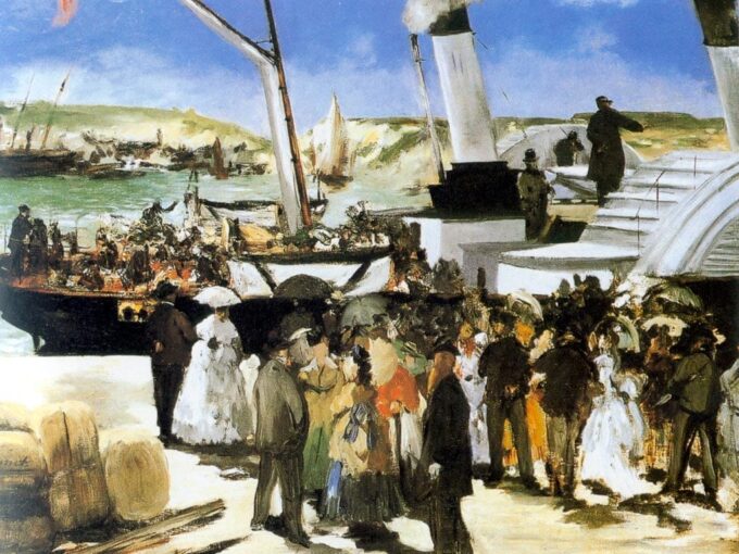 La partida del vapor de Folkestone – Edouard Manet Édouard Manet 2024-09-20