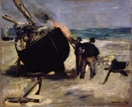 El barco alquitranado – Edouard Manet Édouard Manet 2024-12-22