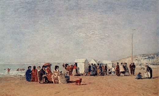 En la playa de Trouville – Eugène Boudin Eugène Boudin 2024-11-21