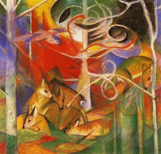 Cervatillos en el bosque I – Franz Marc Franz Marc 2024-09-19