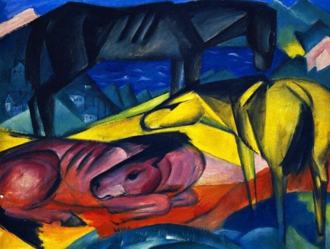 Tres caballos II – Franz Marc Franz Marc 2024-09-19