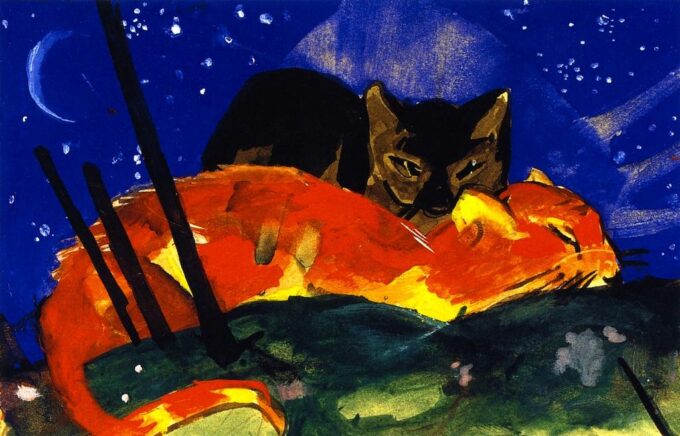 Dos gatos – Franz Marc Franz Marc 2024-09-19