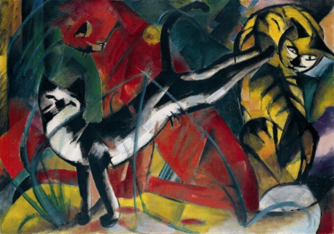 Tres gatos – Franz Marc Franz Marc 2024-09-19