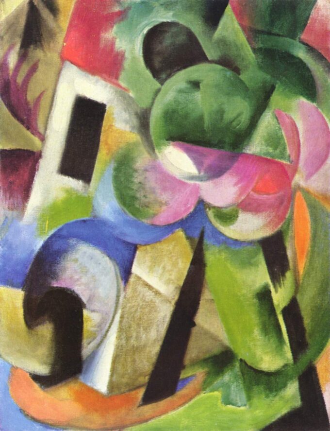 Casa con árboles – Franz Marc Franz Marc 2024-09-19