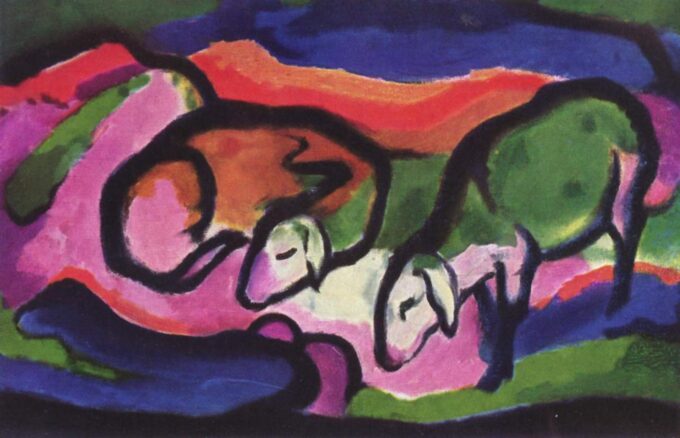 Ovejas – Franz Marc Franz Marc 2024-09-19