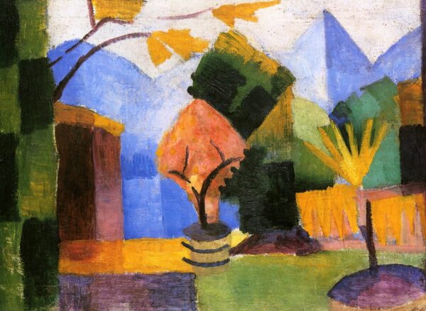 Jardín en el lago Thuner – August Macke August Macke 2024-11-21