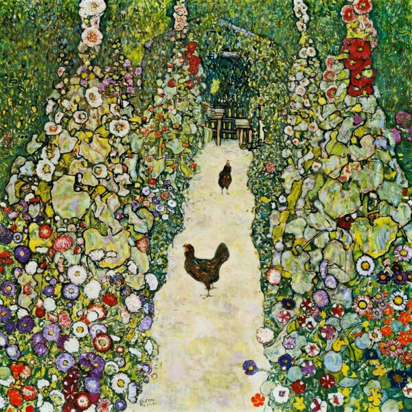 Paseo de jardín con las gallinas – Gustav Klimt Gustav Klimt 2024-11-21