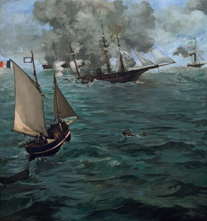 La batalla del Kearsarge y el Alabama – Edouard Manet Édouard Manet 2024-09-20