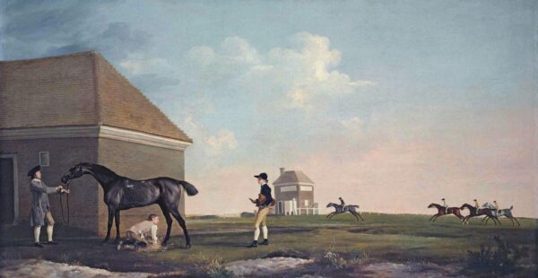 «Gimcrack en Newmarket Heath con un entrenador, un jinete y un niño – George Stubbs» George Stubbs 2024-12-22