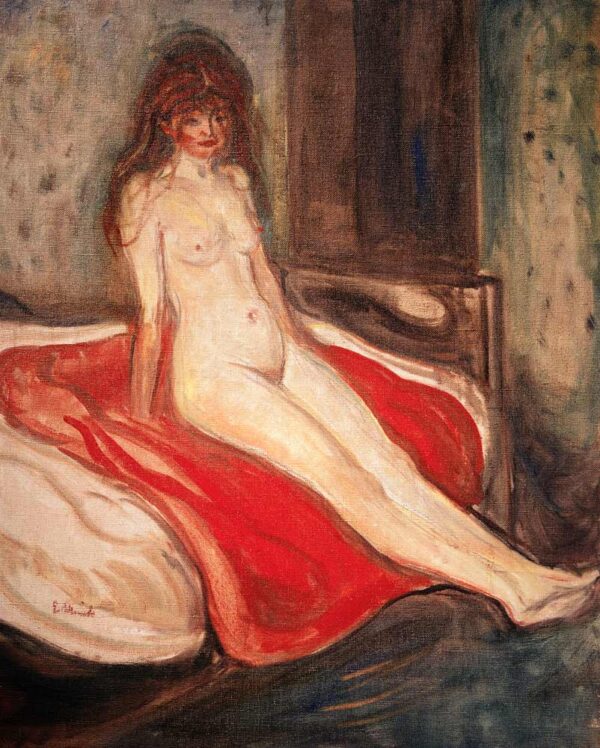 Chica en una tela roja – Edvard Munch Edvard Munch 2024-11-21