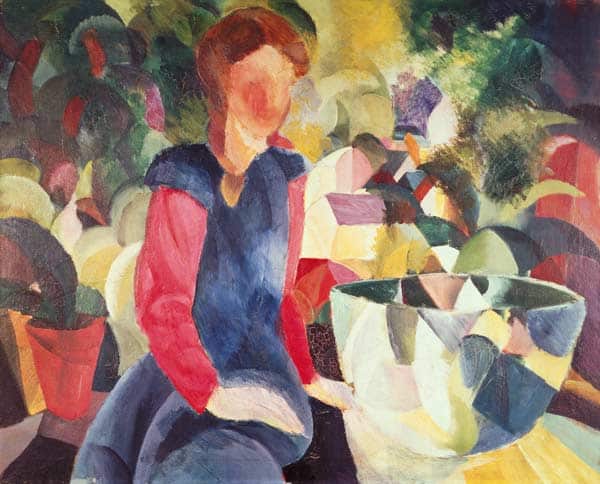 Chica con un cuenco de peces – August Macke August Macke 2024-09-20 2