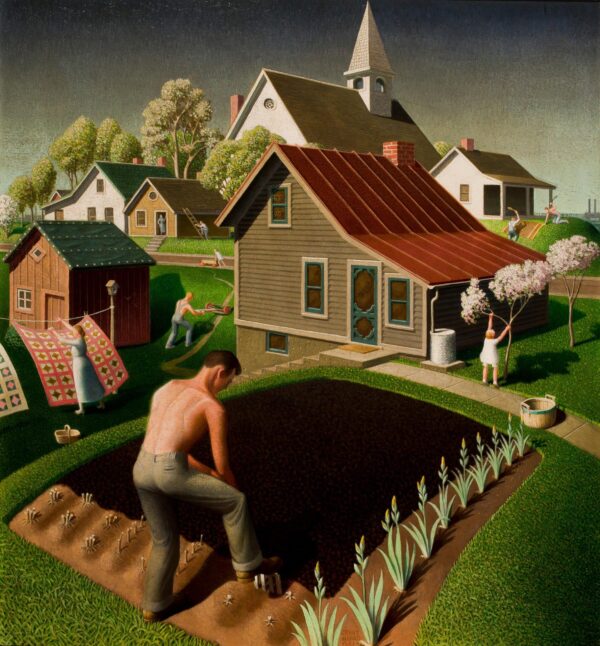 La primavera en la ciudad – Grant Wood Grant Wood 2024-11-21