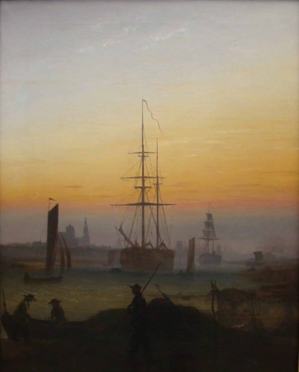 El puerto de Greifswald – Caspar David Friedrich Caspar David Friedrich 2024-11-21