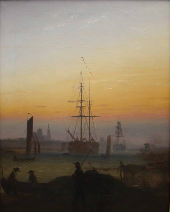 El puerto de Greifswald – Caspar David Friedrich Caspar David Friedrich 2024-09-20