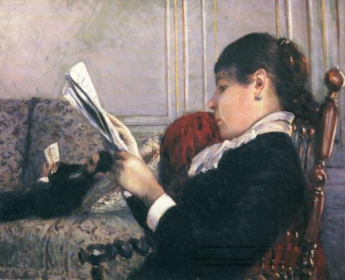 nterior, Mujer leyendo – Caillebotte Gustave Caillebotte 2024-09-20