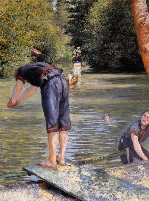 Bañistas en las orillas del Yerres – Caillebotte Gustave Caillebotte 2024-11-21