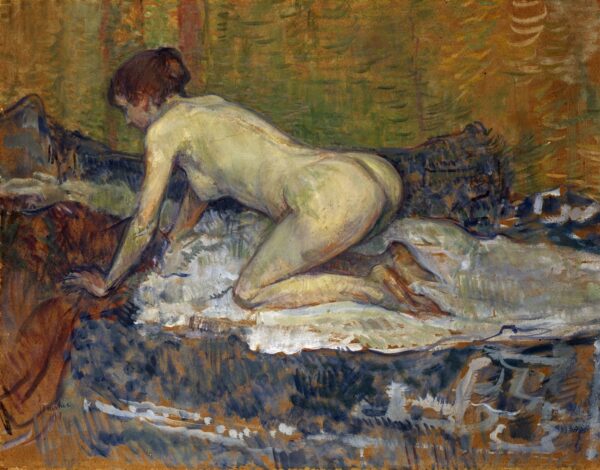 Desnudo agachado con cabeza roja – Toulouse Lautrec Henri de Toulouse-Lautrec 2024-11-21