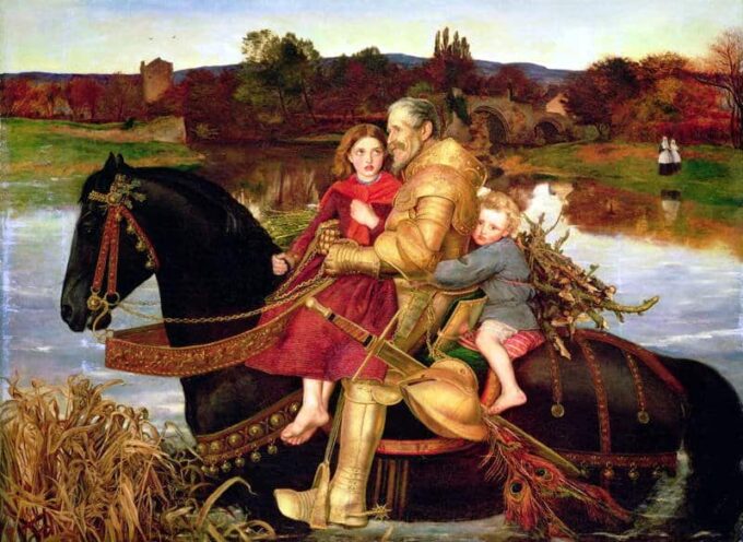 Un sueño del pasado: Sir Isumbras en el vado – John Everett Millais John Everett Millais 2024-09-20