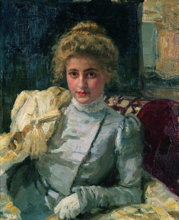 La mujer rubia (retrato de Tevashova) – Ilya Repin Iliá Repin 2024-09-20