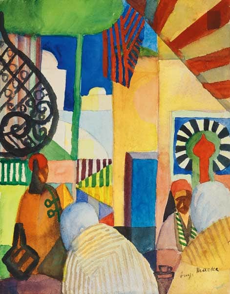 En el bazar – August Macke August Macke 2024-09-20