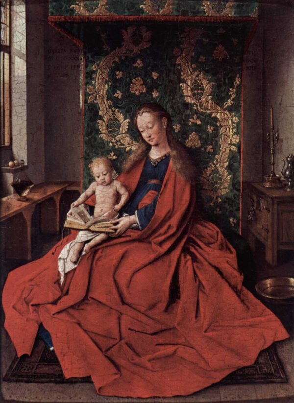 Virgen con el niño leyendo – Jan Van Eyck Jan Van Eyck 2024-11-21